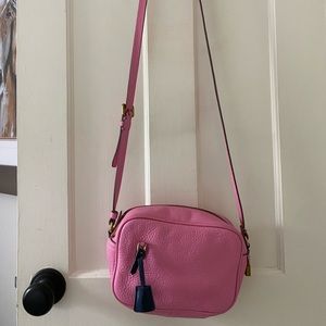 J crew pink crossbody bag